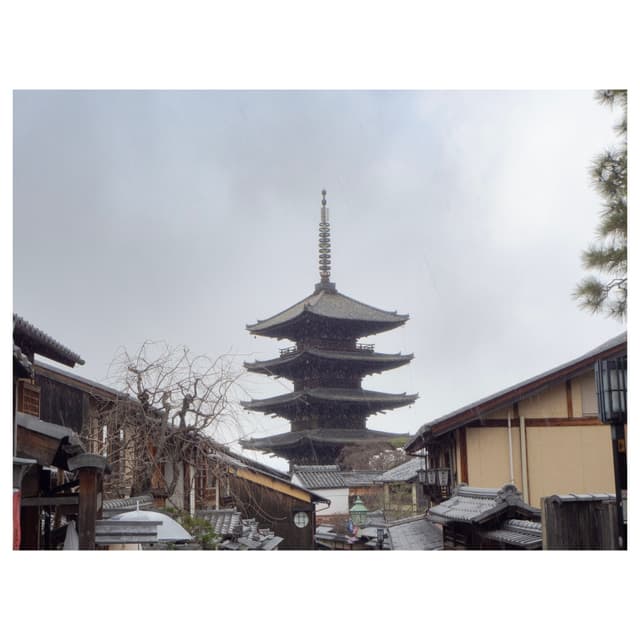 Snow Over Yasaka